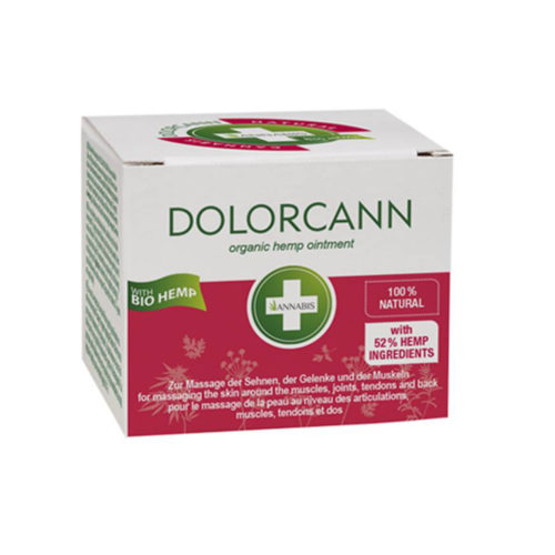 Activecann unguento a basa di canapa specifico per massaggi muscolari/articolari tendinei benefico per lesioni fratture – ANNABIS 50ml