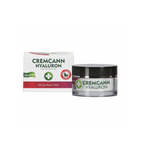Cremcann Hyaluron Crema idratante viso con acido ialironico-3 tipi e olio di canapa rigenerante 50ml – ANNABIS