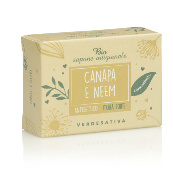 Sapone canapa e Neem extra forte