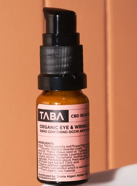 Siero Contorno Occhi anti rughe – 200mg CBD – TABA Skincare