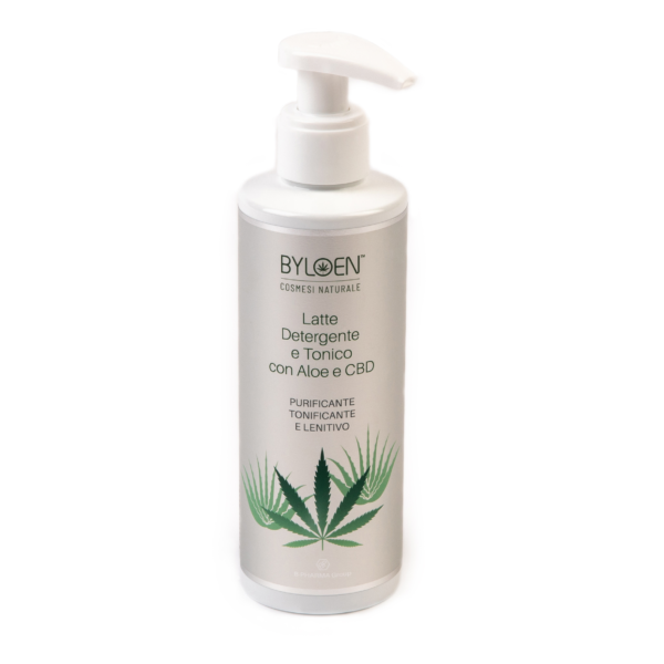 Latte Detergente e Tonico con Aloe e CBD – 200 ml B-PHARMA