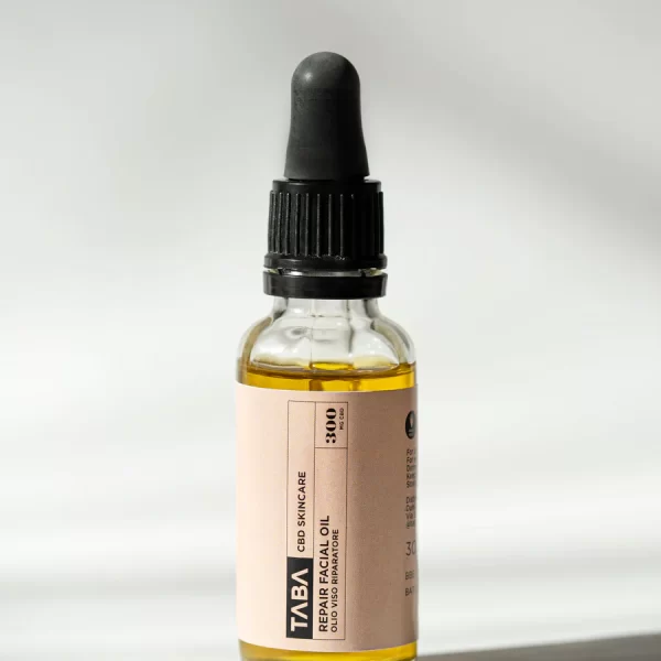 Olio OLIO RIPARATORE -idrata la pelle e ripara le cellule cutanee – 300mg CBD – TABA Skincare