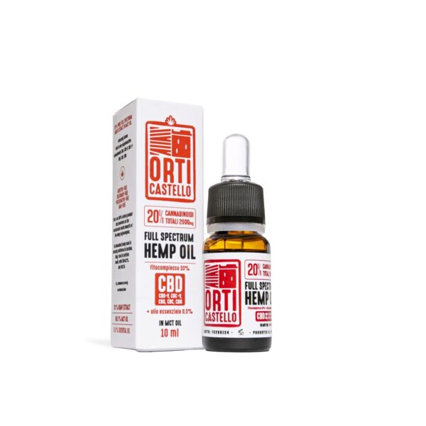 Orti Catello – Olio CBD Full Spectrum 33% Premium | 2000mg Cannabinoidi Totali in Olio MCT